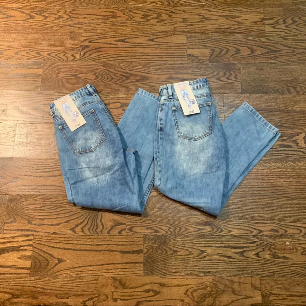 NWT NEW Lot Of 2 Piaf Medium Blue Jeans Size Euro 36 (Sz Small) Boyfriend Style